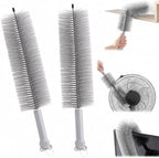 Fan Cleaner Brush with Bendable Microfiber Head, Reusable Washable Ceiling Fan Duster for Fan Blades, Air Conditioners, Window Blinds, Curtains, Car Vents and Household Cleaning (Grey) by ByCallMax