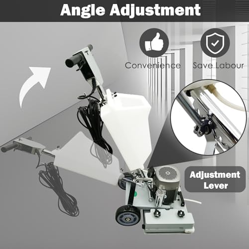 TECHTONGDA Floor Polisher Commercial Floor Buffer Scrubber Square Shape Floor Grinding Machine Industrial Hard Floor Cleaning with 3gal Tank and 3 Floor Polishing Pad - Image 4