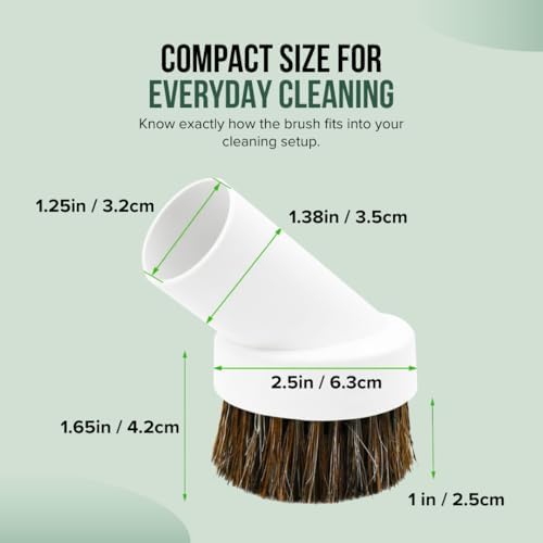 Selgo Universal Vacuum Cleaner Dusting Brush with Horse Hair Bristles, White (Dust Brush), Pack of 10 - Image 3