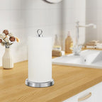 Paper Towel Holder Countertop, Stainless Steel, Weighted Non-Slip Base, Fits Standard and Jumbo Rolls, Freestanding Paper Towel Stand for Kitchen Bathroom Decor, Silver - Image 6