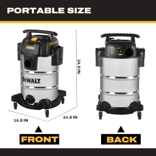 DEWALT DXV08S 8 Gallon 5 Peak HP Shop Vacuum Wet and Dry with Blower - Image 2