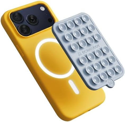 OCTOBUDDY Magnet - Dual Magnetic & Suction Phone Mount - Baby Blue by OCTOBUDDY