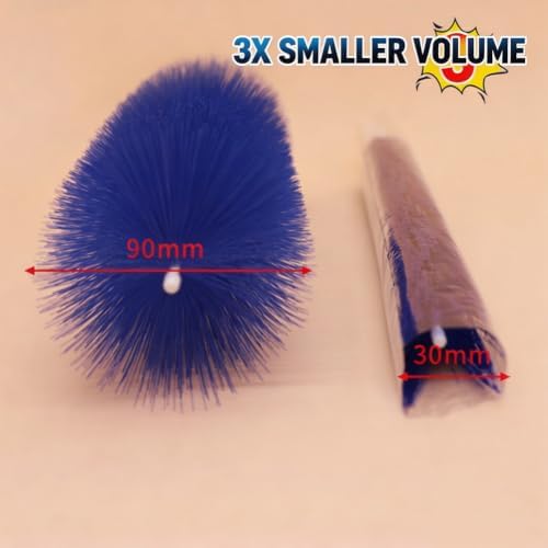 Bendable Microfiber Duster, Reusable Dust Remover, 2027 New Fan Cleaning Brush Washable ldeal for Electric Fans Air Conditioning, Home Car Vents, Curtain (Blue*4) - Image 6