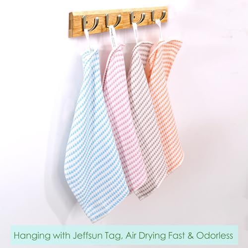 Dish Cloths 8 Pack,Waffle Reusable Cleaning Cloths,14''x10'',Multi-Color - Image 5