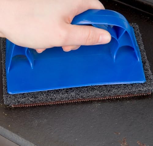 (31 Pieces) Grill & Griddle Cleaning Kit with Screen/Pad Holder, 10 Polish Pads, 20 Cleaning Screens and Heat-Resistant Holder for Safe and Efficient Griddle Cleaning (31 Pads,Screens & PadsHolder) - Image 4