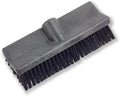 SPARTA 40423EC03 Plastic Floor Scrub Brush, Wall Brush, Equipment Brush with Nonabsorbent Bristles for Industrial Kitchens, Hospitals, Commercial Cleaning, 10 Inches, Black, (Pack of 2) by SPARTA