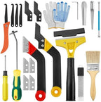 33 Pack Grout Removal Tool Kit, Tile & Caulk Remover Tools with Grout Saws, Scrapers & Blades - Ideal for Floor Tile Grout Cleaning, Bath & Shower by Unknown