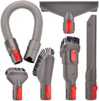 Attachments Kit for Dyson V15 V15s V9 V8 V11 V12 V10 V7 Gen5 Cordless Vacuum Cleaner,Compatible with Detect/Absolute/Outsize/Slim Accessories Replacement Brush Parts by FullcleanHome
