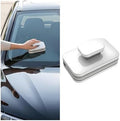 Magnetic Car Windshield Cleaner Tool with Anti-Falling Rope, Double-Sided Window Cleaning Tool for Glass Thickness 8-15mm, Magnet Auto Windshield Cleaner, Universal for Vehicles by Unknown