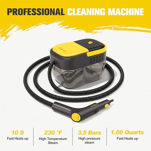 Portable Steam Cleaner,1500W, 10s Heat-Up,3 Level Adjustable Steam - Image 3