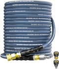 Pressure Washer Hose 75FT 3/8" ID Steel Wire Braided Swivel Quick Connector by KARHDIR