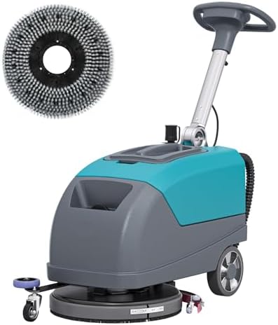 Walk Behind Floor Scrubber Machine, 24" Squeegee by KARHDIR