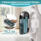 JOYMOOP Steam Mop & Handheld Steam Cleaner, 1100W Electric Steam Cleaner for Home, Fast Heat 20s, Adjustable Steam, Detachable Water Tank, 11 Accessories for Floors, Windows, Clothes - Image 4