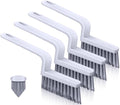 Lumkew Grout Brush Cleaning, 4 Pcs Grout Cleaner Scrubber for Tile Floors by Lumkew