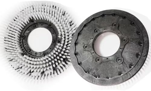 12-21Inch Commercial Floor Scrubber Brush Rotary Scrub Brush fit for Scrubber Machine-Medium Brush White (20 Inch Brush) - Image 2