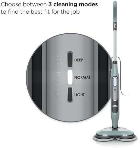Shark Steam & Scrub Steam Mop, All-in-One Hard Floor Cleaner, Grey, S8001 - Image 4