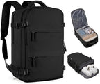 coofay Travel Backpack For Women Men Airline Approved Carry On Backpack Flight Approved Waterproof Sports Luggage Backpack Casual Daypack Small Hiking Backpacks Black Backpacks by coofay