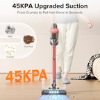 Tipdiy Cordless Vacuum Cleaner with 45KPA 45Mins for Hard Floor & Carpet - Image 2