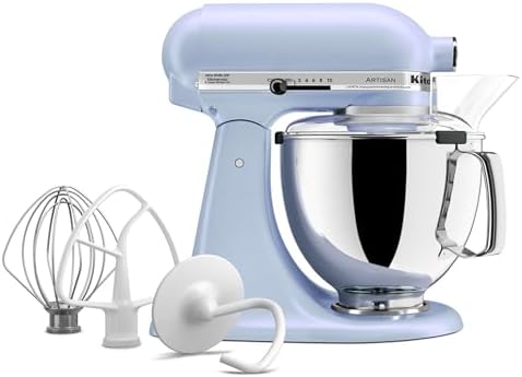 KitchenAid Artisan, 5-Qt Tilt Head Stand Mixer, KSM150PS, Blue Salt - Image 2