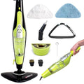 H2O HD Steam Mop & Handheld Steam Cleaner | 3-in-1 Floor Steamer | 1500W Power & 450ml Removable Tank | Foldable Storage | Hardwood, Tile & Laminate Cleaner by H2O