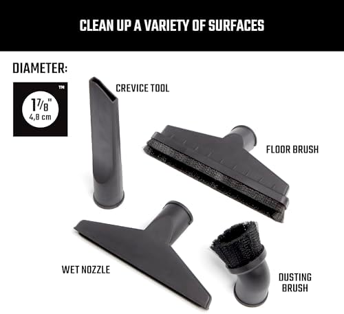 CRAFTSMAN CMXZVBE38803 1-7/8 in. Wet Dry Shop Vacuum Attachment Kit - Image 2
