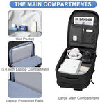 coofay Expandable Backpack For Traveling On Airplane Carry On Backpack For Women Men Airline Approved Personal Item Bag For Airlines Gym Bag For Women With Shoe Compartment - Image 4