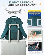 coofay Large Travel Backpack Carry on Flight Approved Mochila De Viaje Carry on Backpack for Airplanes Spirit Airlines Personal Item Bag 18x14x8 Inches Travel Bag Traveling Backpack for Women Men - Image 7