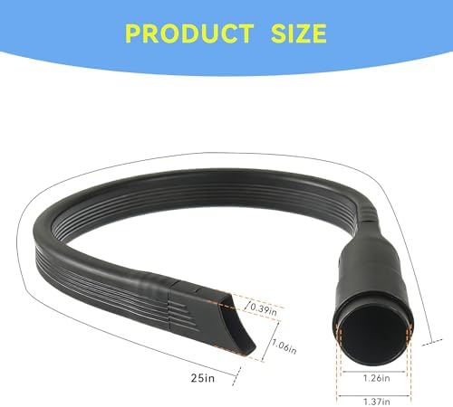 25" Flexible Vacuum Crevice Tool Attachment for 1-1/4" (32mm) & 1-3/8" (35mm) Hoses Universal Fit Vacuum Accessories - Image 2