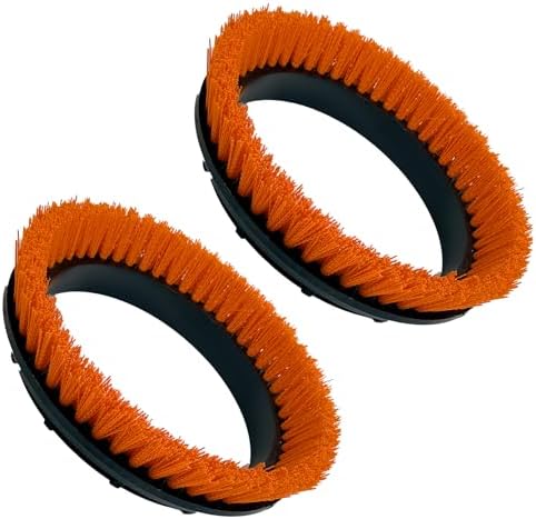 2 Pack 237047 Orbiter Orange Scrub Brush for Oreck ORB550MC Floor Machine by showingo