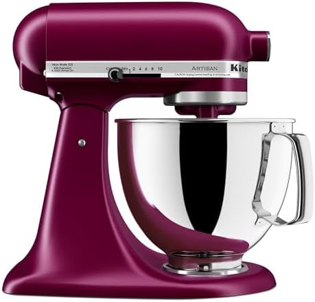 KitchenAid Artisan, 5-Qt Tilt Head Stand Mixer, KSM150PS, Beetroot by Unknown