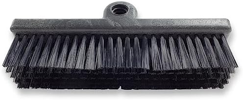 SPARTA 40423EC03 Plastic Floor Scrub Brush, Wall Brush, Equipment Brush with Nonabsorbent Bristles for Industrial Kitchens, Hospitals, Commercial Cleaning, 10 Inches, Black, (Pack of 2) - Image 3