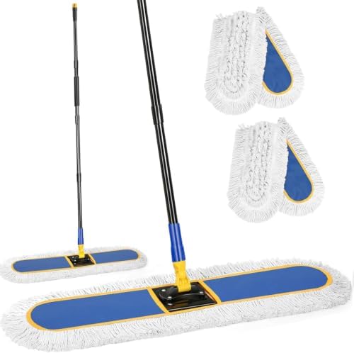 SOBONNE 24" Large Commercial Dust Mop for Floor Cleaning by SOBONNE