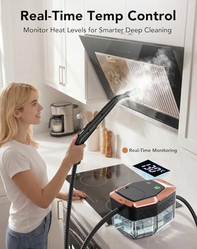 Homeasy Steam Cleaner for Home, 1500W Portable Steamer with 1.8L Tank - Image 3