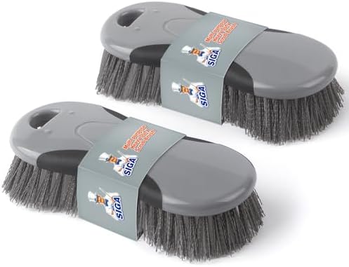 MR.SIGA Multi Purpose Heavy Duty Scrub Brush - Pack of 2 by MRSIGA