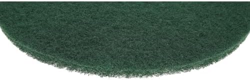 PRO SOURCE Floor Scrubbing Pads: 5 Pack, Green Coarse Polyester, 17" Diameter - Image 2