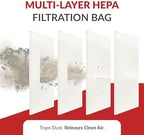 Atrix VACBP6-50 Replacement HEPA Filters Backpack Vacuum, 50-Pack, White - Image 3