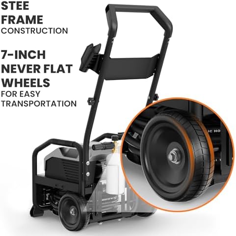 Giraffe Tools Crossfalls Pressure Washer Ultra with 2 Wheels, 50FT Hoses - Image 6