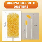 Heavy Duty Duster Refills 30 Pack, 360° Multi Surface Feather Dusters Kit with Extendable 3FT Handle, Disposable Microfiber Dusters for Cleaning Furniture, Blinds, Ceiling Fan & Car - Image 4