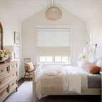 StangH Cordless Natural Linen Roman Shades, W30 x L72, 1 Panel - Image 6
