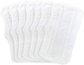 Fushing 7Pcs Steam Mop Pads, Washable Microfiber Cleaning Steamer Replacement Pads for Shark Steam & Spray Mop S3101 S3251 SK460 SK410 S3101n2 S3250 SK435CO SK140 SK141,White by Fushing