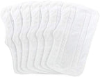 Fushing 7Pcs Steam Mop Pads, Washable Microfiber Cleaning Steamer Replacement Pads for Shark Steam & Spray Mop S3101 S3251 SK460 SK410 S3101n2 S3250 SK435CO SK140 SK141,White by Fushing