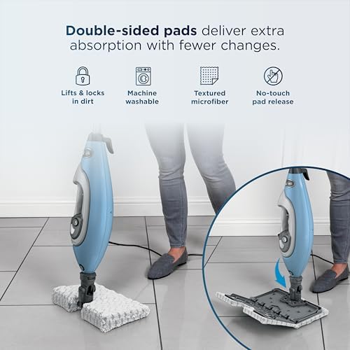 Shark Lift-Away Steam Mop with Detachable Handheld Steam, Blue, S3972BRN - Image 5