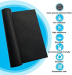 Stove cover,reusable stove top protector for gas range cut-out tool customizable for Samsung & other brands with 12 non-slip strips stove guard, easy to clean Thickened stove lining 35.43in*21.65in - Image 6