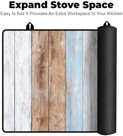 Heat-resistant Stove Top Cover - 28.5" X 20.5" Cooktop Protector Covers, Scratch-resistant Washable Pad Kitchen Countertop Mat (Colorl, 28.5" x 20.5") - Image 6