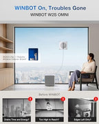 ECOVACS WINBOT W2S Omni Window Cleaning Robot, 6-in-1 Multifunction Station - Image 2
