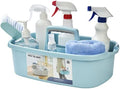 ALINK Large Plastic Shower Caddy Tote, Portable Storage Caddy Basket Organizer with Handle for Dorm, Bathroom, Tool, Garden, Kitchen, Cleaning Supplies – Blue by ALINK