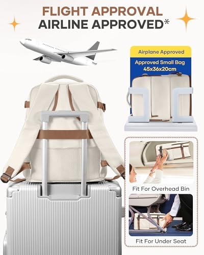 coofay Extra Large Travel Backpack Carry on Flight Approved Mochila De Viaje Personal Item Backpack for Airlines Frontier Airlines Personal Item Bag Backpack for Travel Backpacks for Men Women - Image 7
