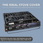 Stove Wrap SWRV300 Stove Cover/Protector & Oven Liner – Precut to fit Atwood/Dometic Triangle 3 Burner Stoves ONLY - Easy Clean/Heat Resistant - Nonstick/Washable/Reusable/Long Lasting - Image 3