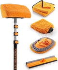 Car & RV Wash Brush Kit with 48-144״ Long Extendable Handle by EXTEND-A-REACH