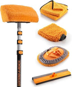 Car & RV Wash Brush Kit with 48-144״ Long Extendable Handle by EXTEND-A-REACH